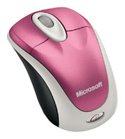 Microsoft Wireless Notebook Mouse 3000 Strawberry USB
