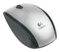 Logitech LX5 Cordless Optical Mouse Silver-Black USB+PS/2