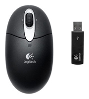 Logitech RX650 Cordless Optical Mouse Black USB