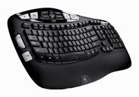 Logitech Wireless Keyboard K350 Black USB