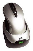 JiiL Ergo Laser Pro Mouse Silver USB+PS/2