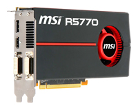 MSI Radeon HD 5770 850 Mhz PCI-E 2.1