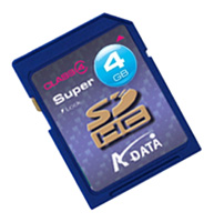 A-Data Super SDHC Class 4 4GB