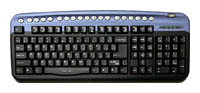 Oklick 320 M Multimedia Keyboard Blue PS/2
