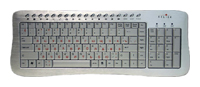Oklick 380 M Office Keyboard Silver USB