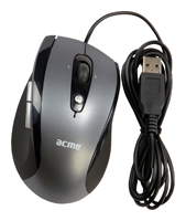 ACME Wire mouse MN01 Silver-Black USB