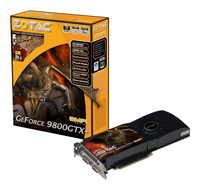 ZOTAC GeForce 9800 GTX+ 750 Mhz PCI-E 2.0